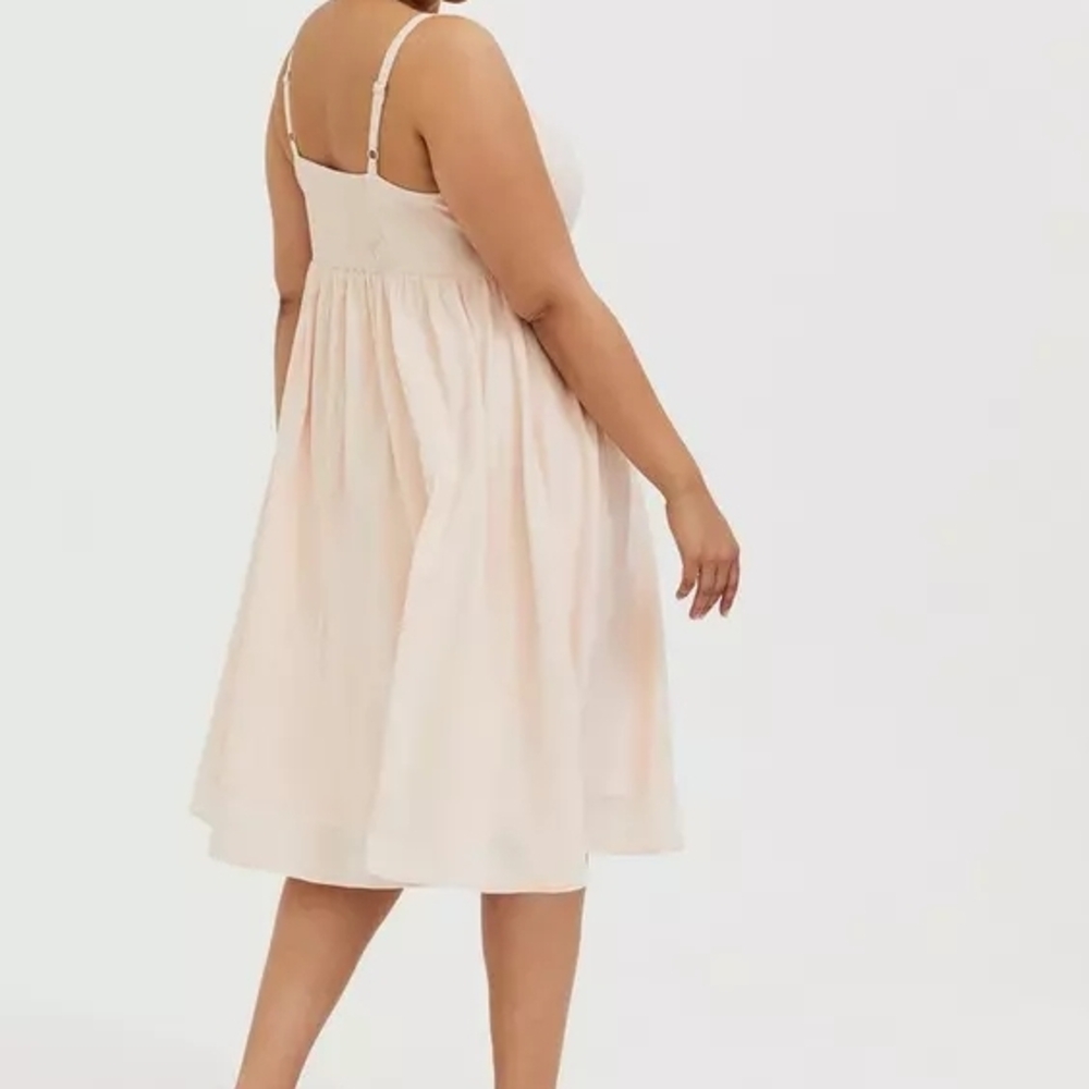 Torrid Light Pink Button-Down Top - image 8